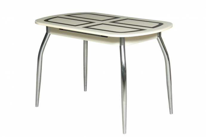 Обеденный стол Лидер 3, раздвижной, песочный Обеденный стол Лидер 3, раздвижной, песочный