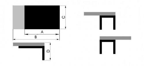 Обеденный стол Буони, поворотно-откидной, стекло, венге/ваниль Обеденный стол Буони, поворотно-откидной, стекло, венге/ваниль