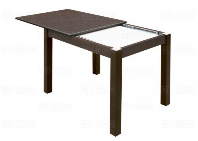 Обеденный стол Буони 3, стекло, венге Обеденный стол Буони 3, стекло, венге