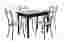 Обеденная группа Дебют, стулья Сильвия 1, белый-венге-VIT-Мебель