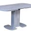 Раздвижной стол Элегант пластик (тасос/цемент) и стулья Престиж (RT-16/серый)