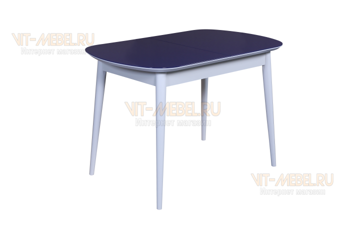 Обеденная группа Премиум, стулья Престиж (Белый/Синий) Обеденная группа Премиум, стулья Престиж (Белый/Синий)