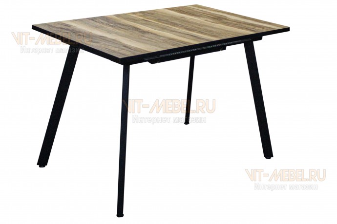 Раздвижной стол Техас (инд.дер./черн.) Раздвижной стол Техас (инд.дер./черн.)