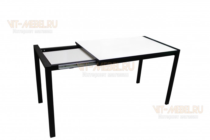 Обеденная группа раздвижной стол Олимп ,стулья Лея 2 с простежкой (Белый/черный) Обеденная группа раздвижной стол Олимп ,стулья Лея 2 с простежкой (Белый/черный)