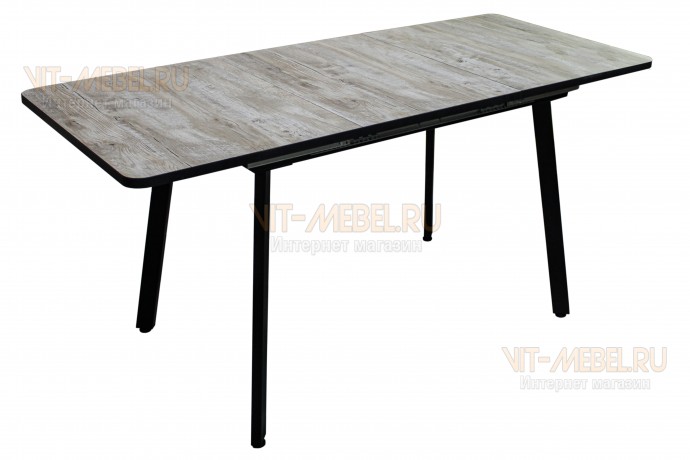 Обеденная группа Раздвижной стол Техас(Дуб Аляска/черн) и стулья Милан(Св.капуч./черн) Обеденная группа Раздвижной стол Техас(Дуб Аляска/черн) и стулья Милан(Св.капуч./черн)