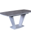 Раздвижной стол Вегас ( бетон/серый) и 4 стула Престиж (РТ-16/серый)