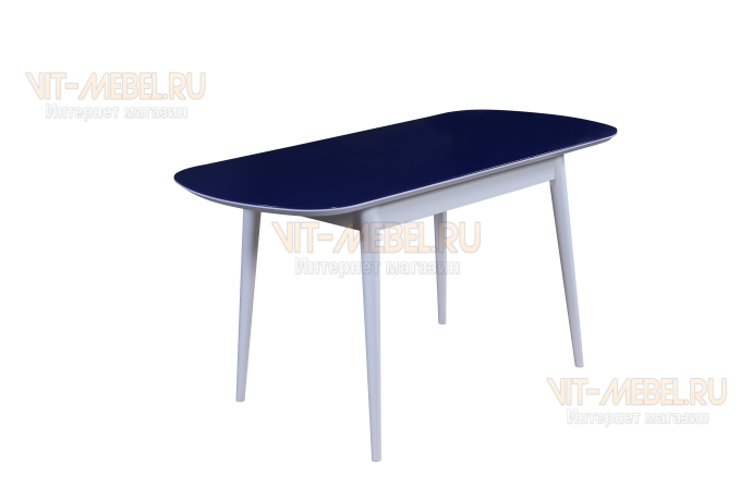 Обеденная группа Премиум, стулья Престиж (Белый/Синий) Обеденная группа Премиум, стулья Престиж (Белый/Синий)