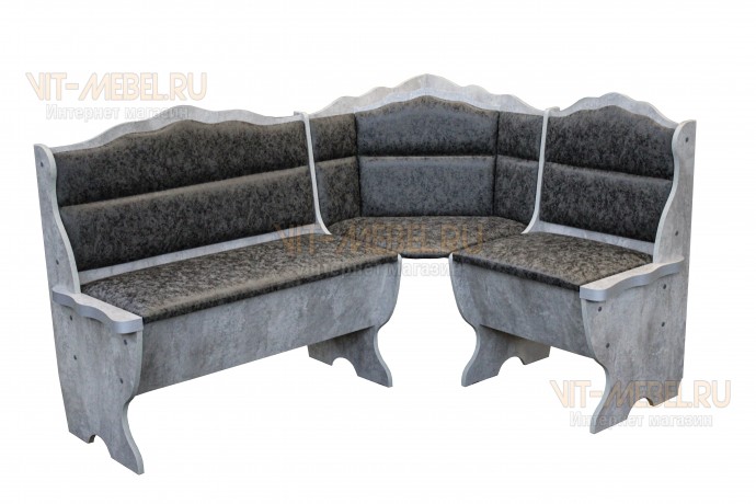 Кухонный уголок Комфорт 1(цемент/Туксон грей ) Кухонный уголок Комфорт 1(цемент/Туксон грей )