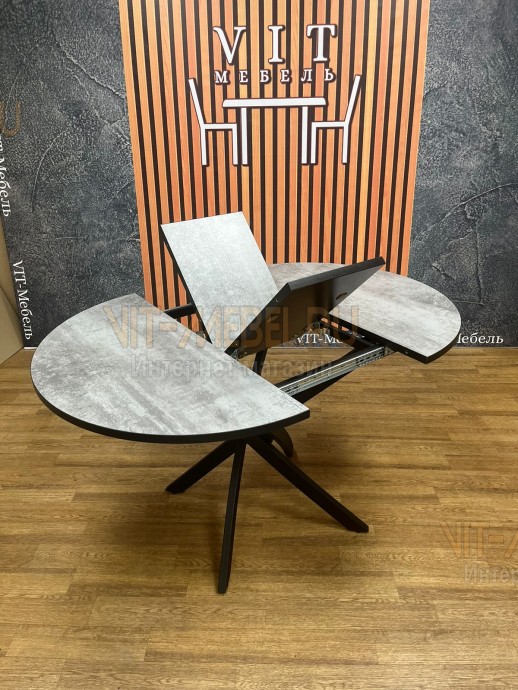 Стол Дива черный/Лофт Венеция Стол Дива черный/Лофт Венеция