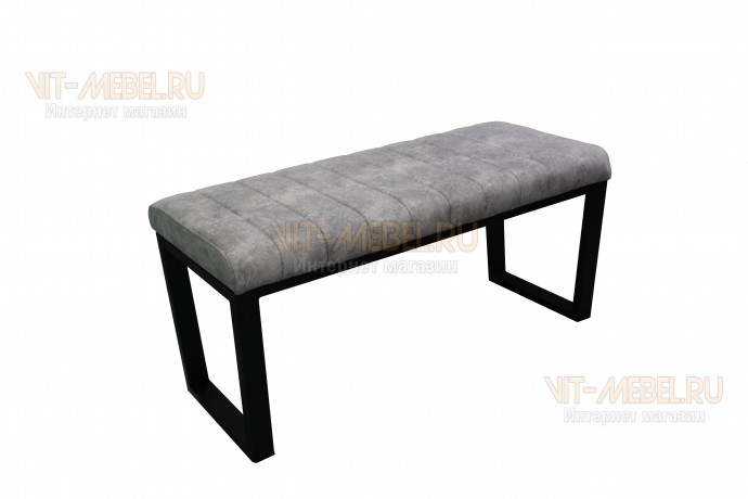 Банкетка Норд (серый/черн) Банкетка Норд (серый/черн)