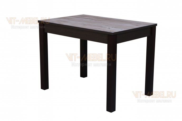 Обеденный стол Буони, поворотно-откидной, венге/аляска Обеденный стол Буони, поворотно-откидной, венге/аляска